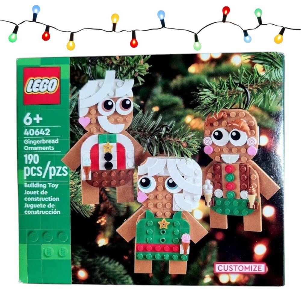 NEW Lego Gingerbread Ornaments Christmas Tree Decor Building Set 40642 Includes - Picture 13 of 16